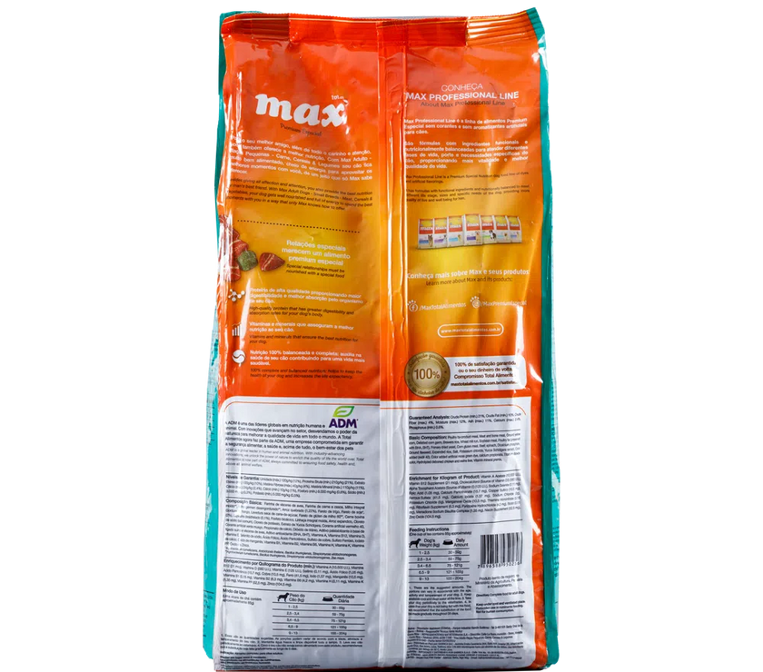 Comida para perro Max Razas Pequeñas Buffet Carne 2Kg