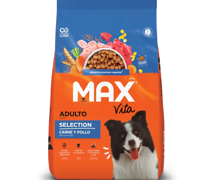 Comida Para Perro Max Vita Adulto Selection Carne y Pollo