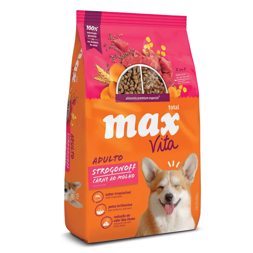 C Max Vita Ad Strogonoff Carne A Omolho X 10,1 Kg