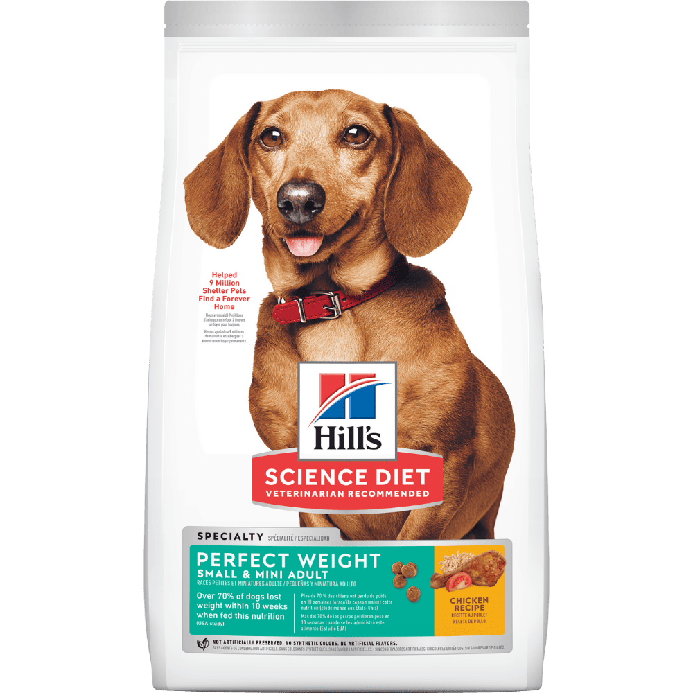 Hill's Science Diet comida control de peso perro adulto raza pequeña 4 Lb (1,8Kg)