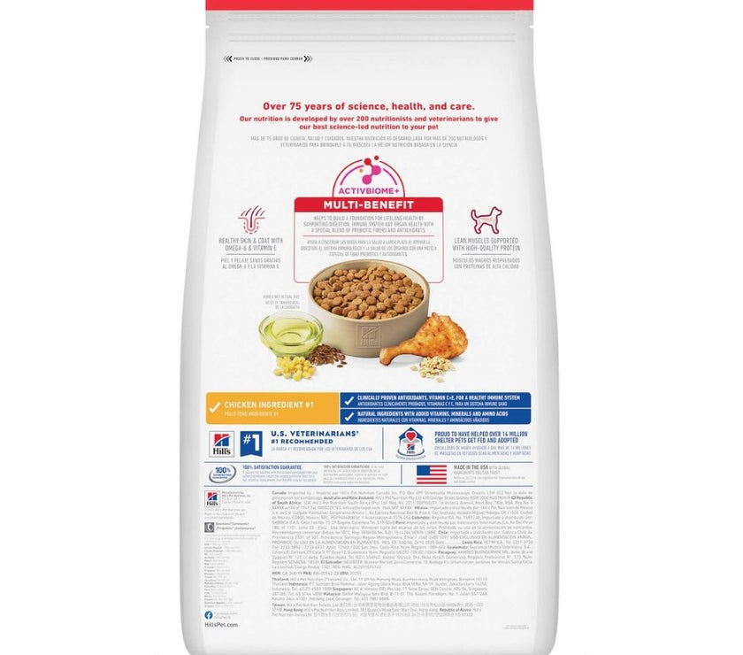 Hill's Science Diet Adult comida para perro adulto sabor pollo