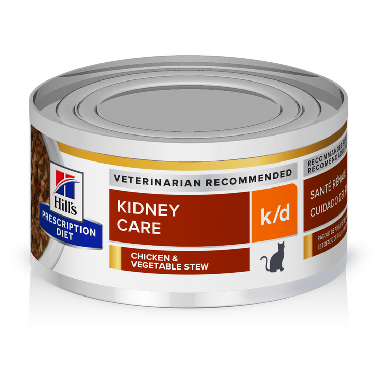 Comida Húmeda  para gatos Hills Prescription Diet K/D Cuidado Renal 5,5 Onz