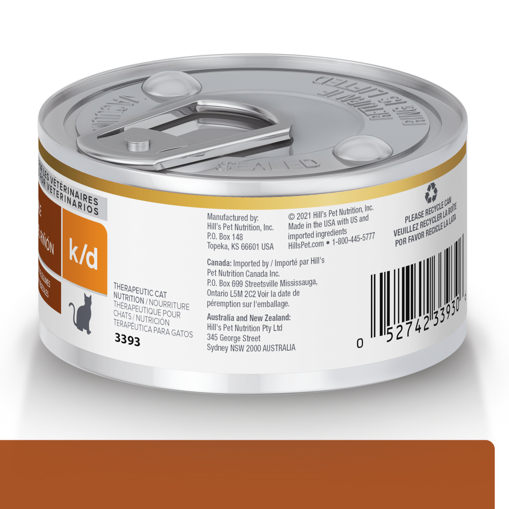 Comida Húmeda  para gatos Hills Prescription Diet K/D Cuidado Renal 5,5 Onz