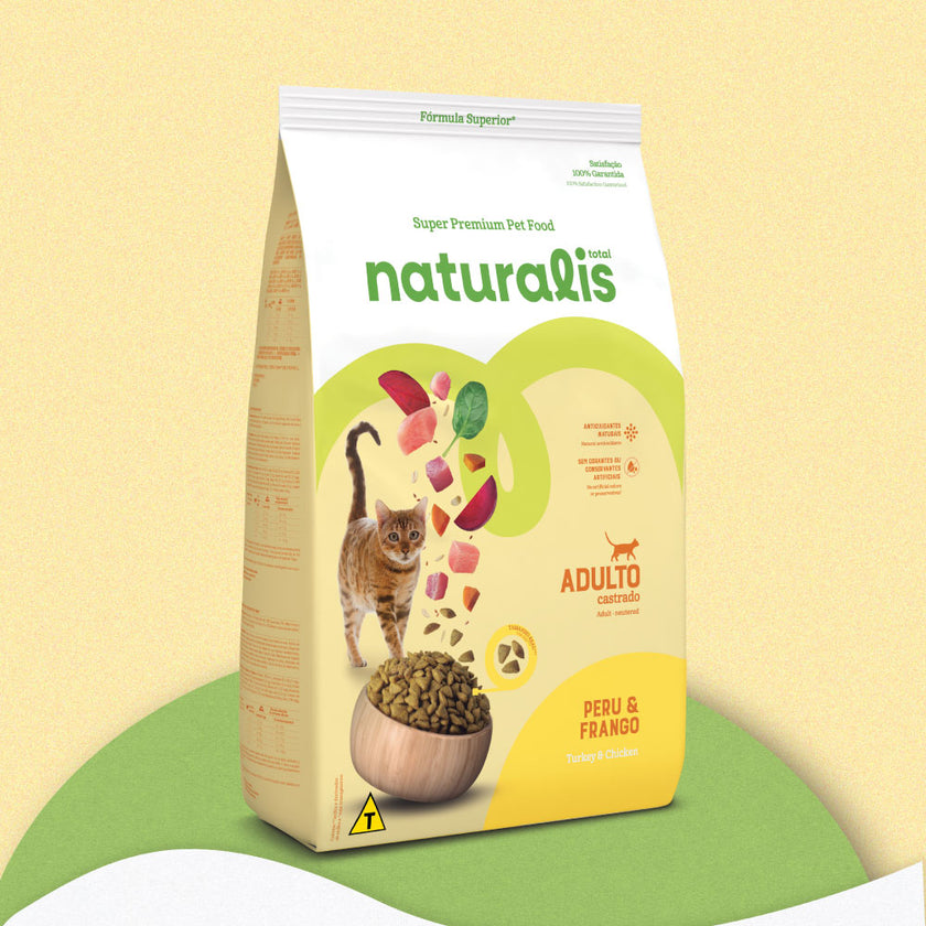 Comida para Gato Naturalis Adulto Castrado Pollo y Pavo