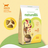 Comida para Gato Naturalis Adulto Castrado Pollo y Pavo