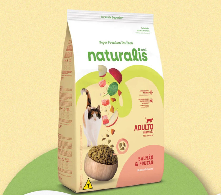 Comida para Gato Naturalis Adulto Castrado Salmon y Frutas 1,5 Kg
