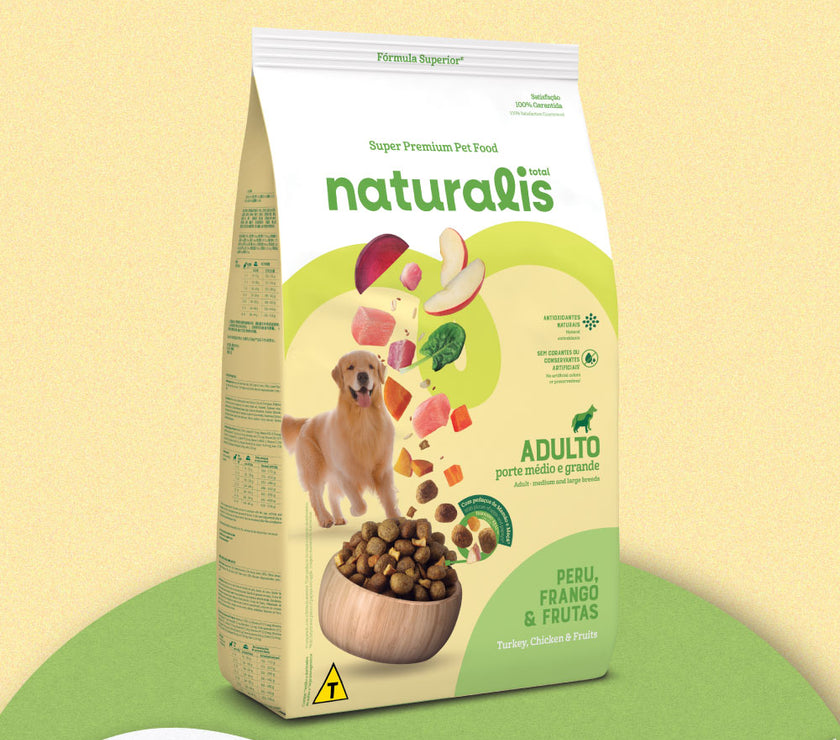 Comida para Perro Naturalis Adulto Raza Mediana Grande Pollo, Pavo y Frutas 2,5 Kg