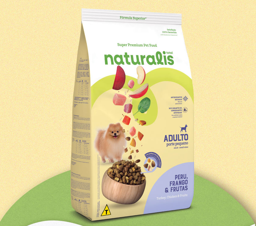 Comida para Perro Naturalis Adulto Raza Pequeña Pollo, Pavo y Frutas 2,5 Kg