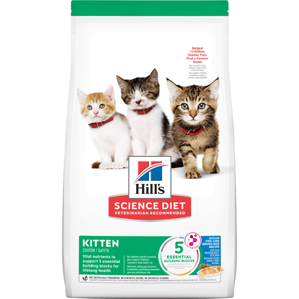 Hill's Science Diet Kitten comida para gatito sabor pescado y arroz 3,5 Lb (1,59Kg)