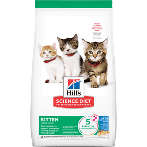 Hill's Science Diet Kitten comida para gatito sabor pescado y arroz 3,5 Lb (1,59Kg)