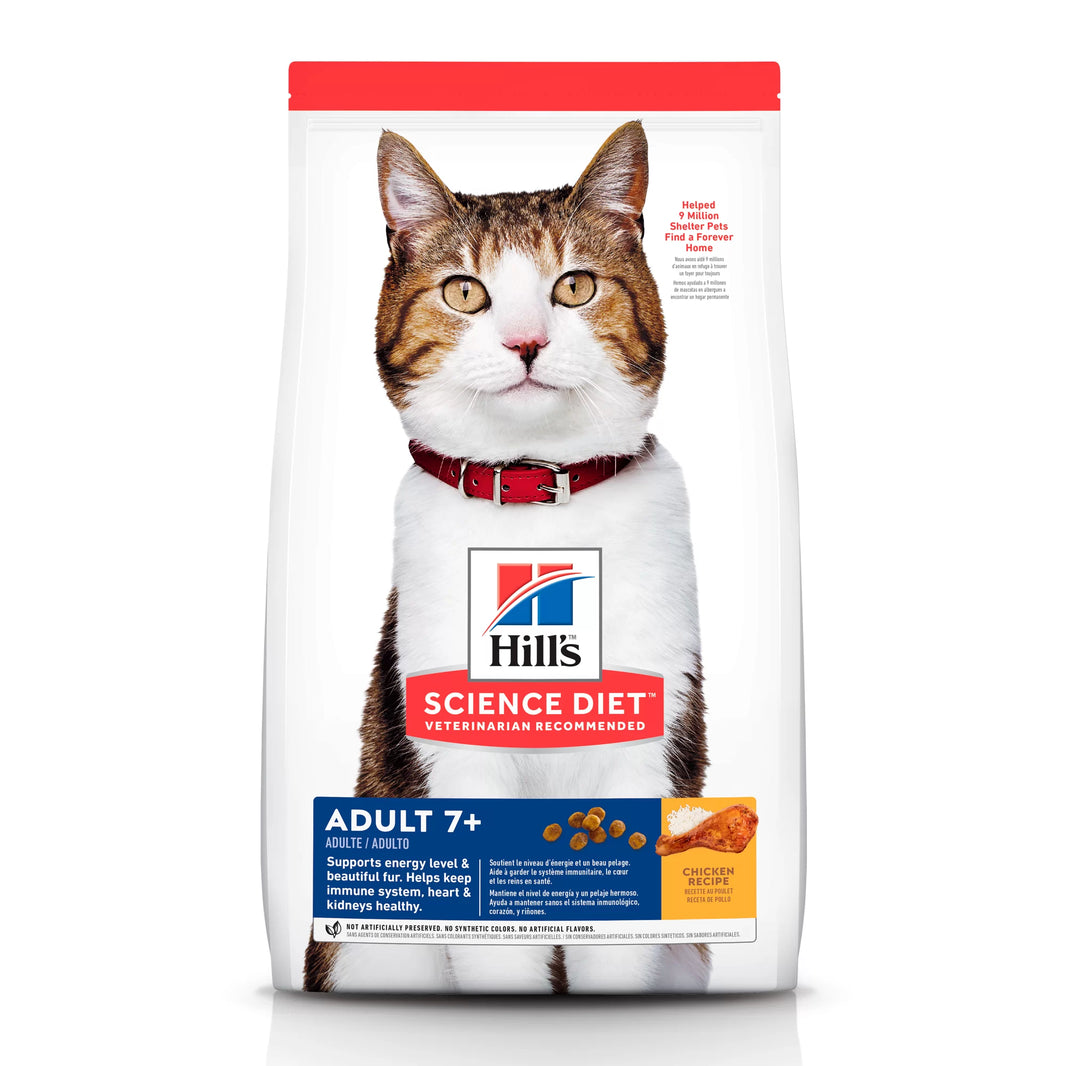 Comida para gato Hills Adulto 7+ 4Lbs