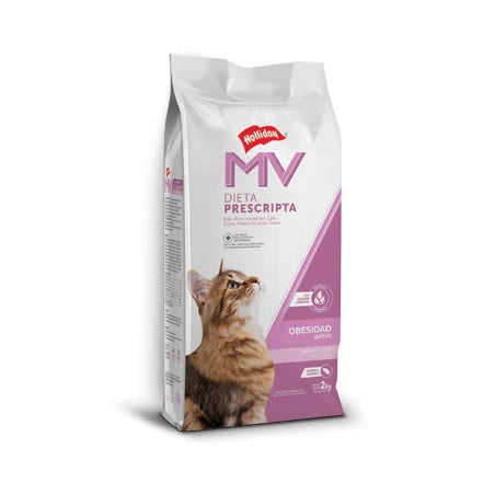 Comida para gato Holliday MV Obesidad 2 Kg