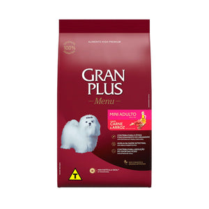 Comida para perro Gran Plus Adulto Raza Pequeña Carne y Arroz