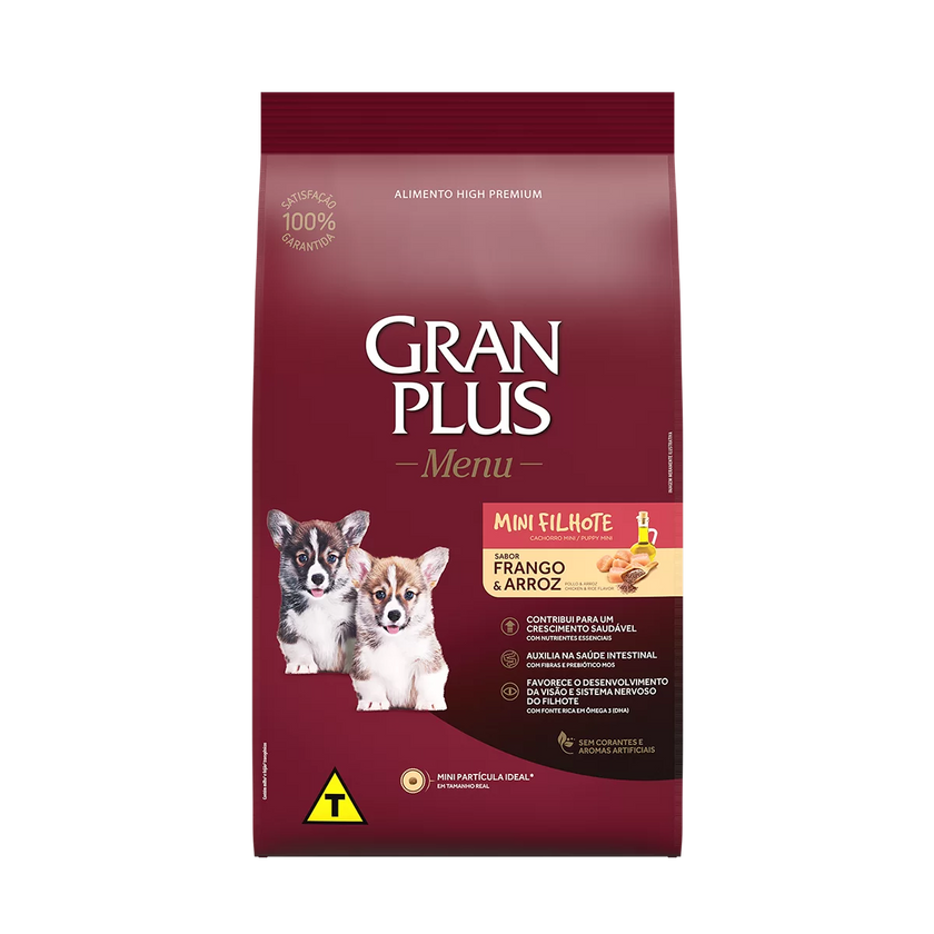 Comida para perro Gran Plus Cachorro Raza Pequeña Pollo y Arroz
