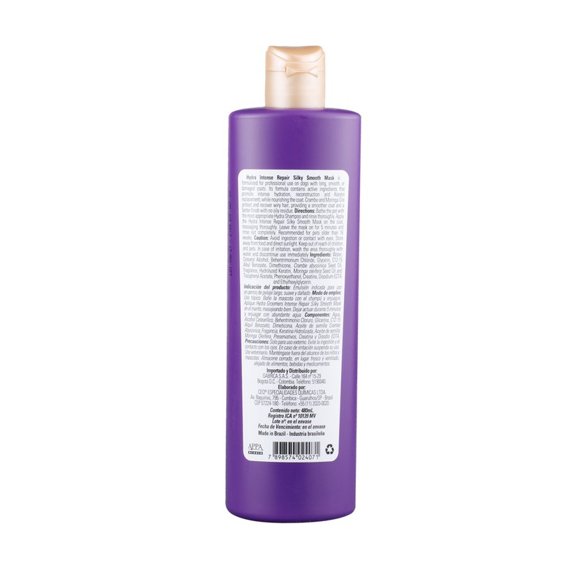 Crema para peinar para mascotas Hydra Intense Repair 480ml