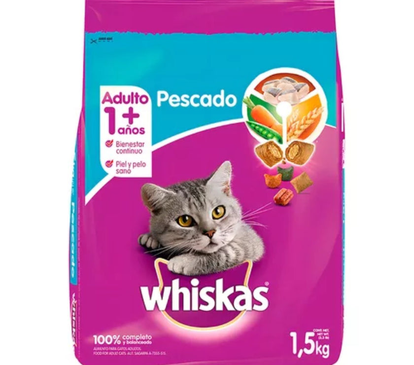 Whiskas Pescado 1.5 Kg