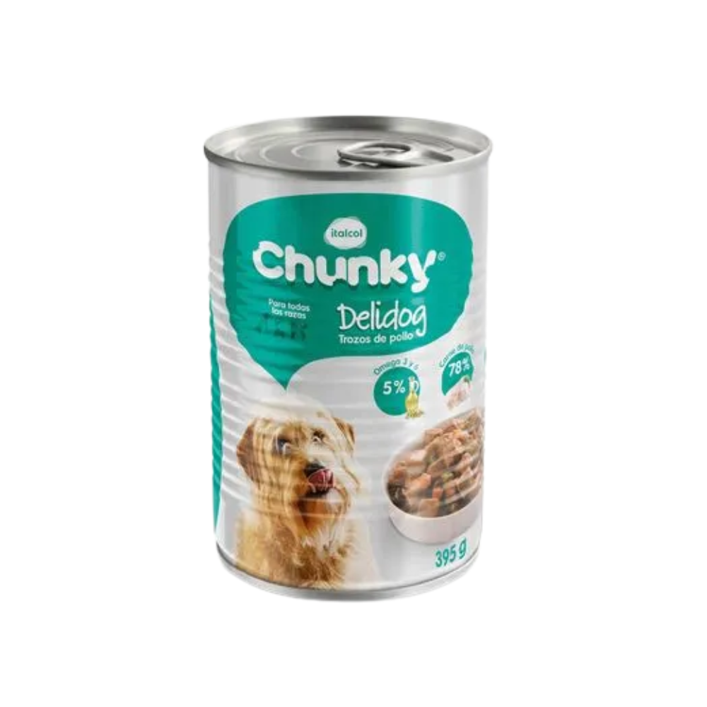 Delidog Chunky Comida Húmeda Pollo 400 Gr