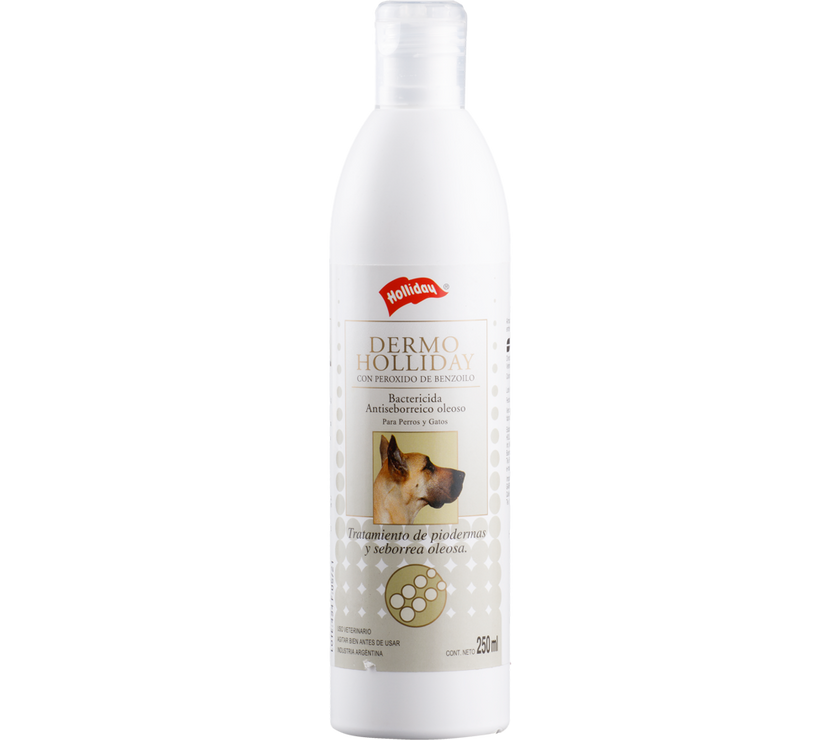 Shampoo Antiséptico Dermoholliday Perros y Gatos 250 Ml