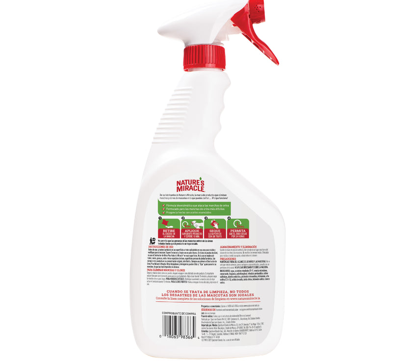 Espuma destructora de orina perro Nature Miracle 32oz