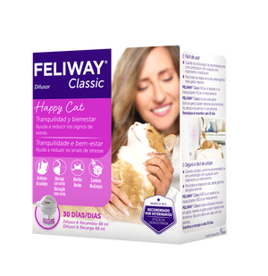 Difusor para gatos Feliway Classic + Recarga 48 ml