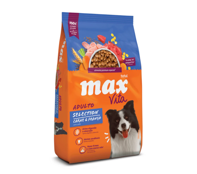 C Max Vita Adulto Selection Carne y Frango - 18 Kg