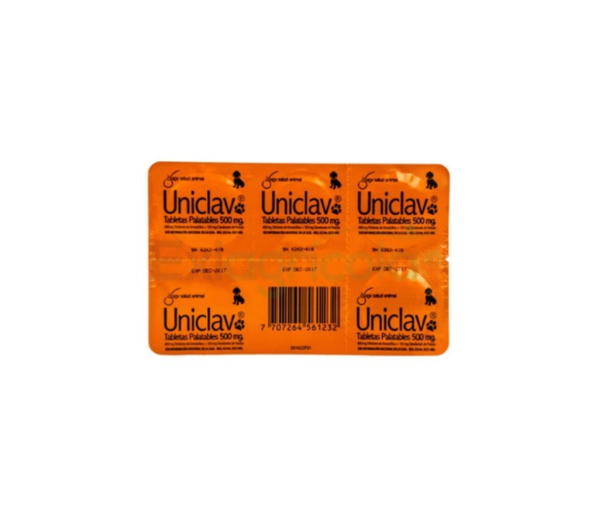 Uniclav 500 Mg Sobre x 5 Tab