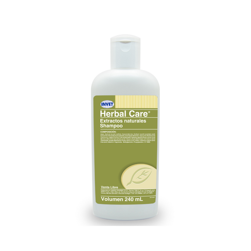 Shampoo herbal care extractos naturales 240 ML