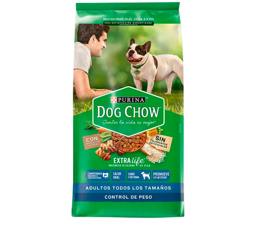 Dog Chow Adto Control Peso S/Clrs Whtcr