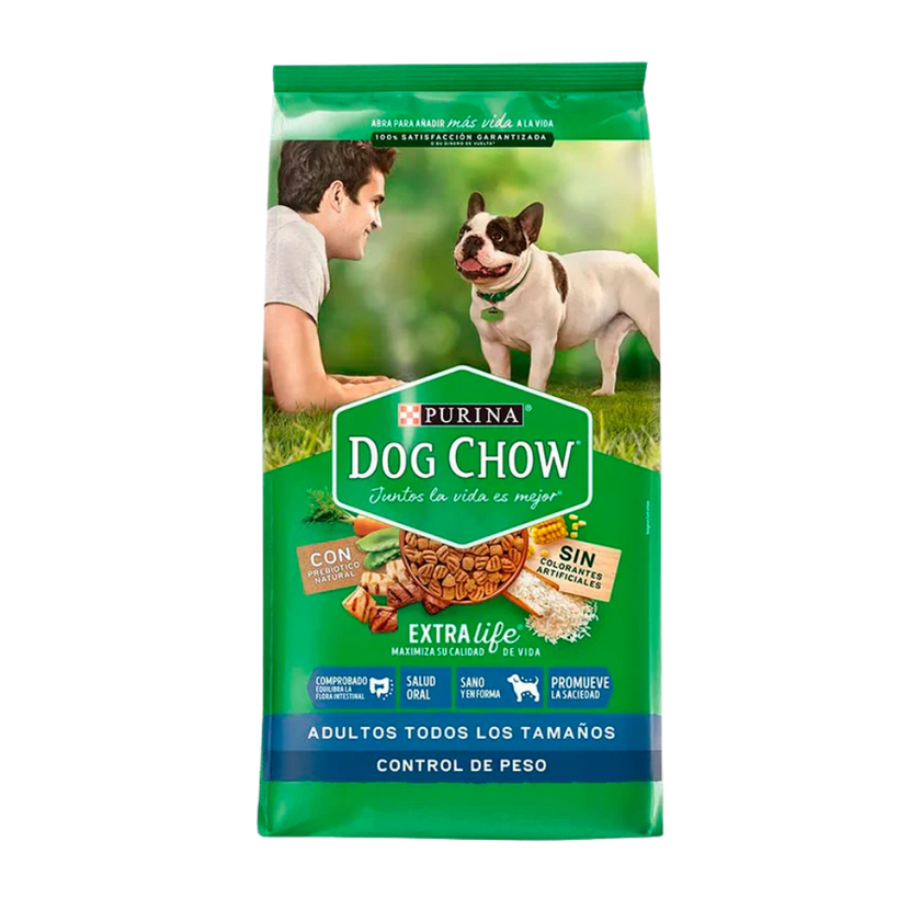 Dog Chow Adto Control Peso S/Clrs Whtcr