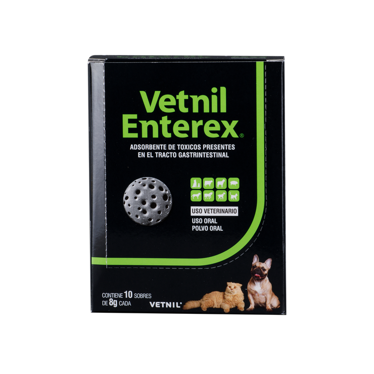 Enterex Absorbente Toxinas para Perros y Gatos 10 Sobres