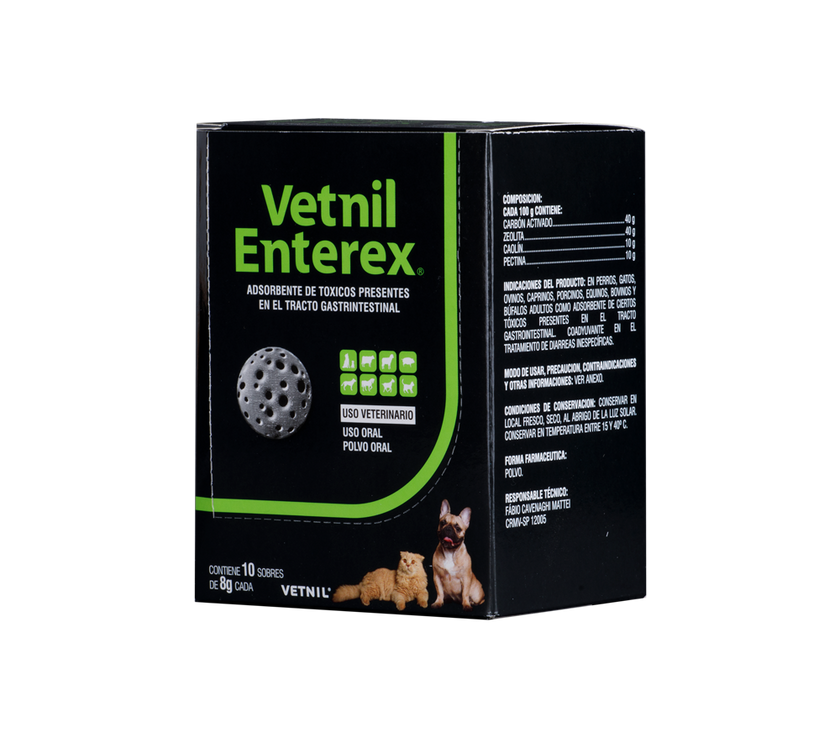 Enterex Absorbente Toxinas para Perros y Gatos 10 Sobres
