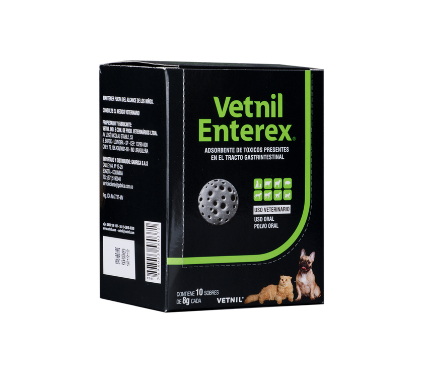 Enterex Absorbente Toxinas para Perros y Gatos 10 Sobres