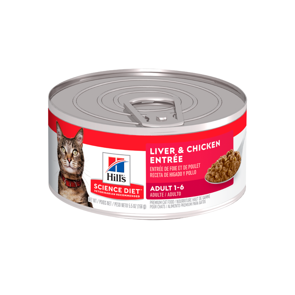 Comida Húmeda para Gato Hills Liver and Chicken 5.5 Onz