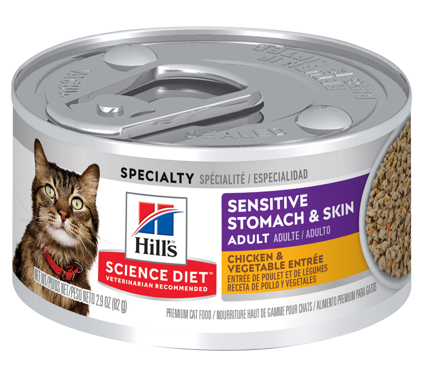 Comida Húmeda para gato Hills Estomago y piel Sensible 2,9 Onz