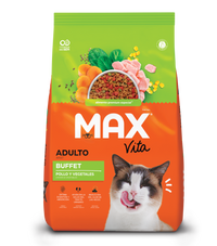 Comida Para Gato Max Vita Adulto Buffet Pollo y Vegetales