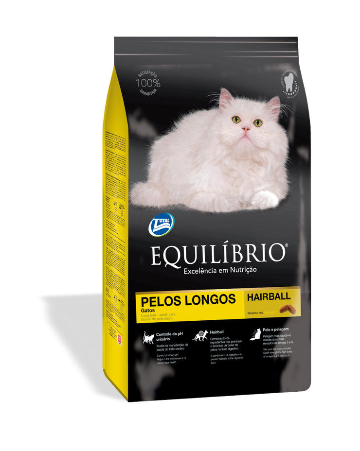 Comida para gato Equilibrio Adulto Pelos Largos