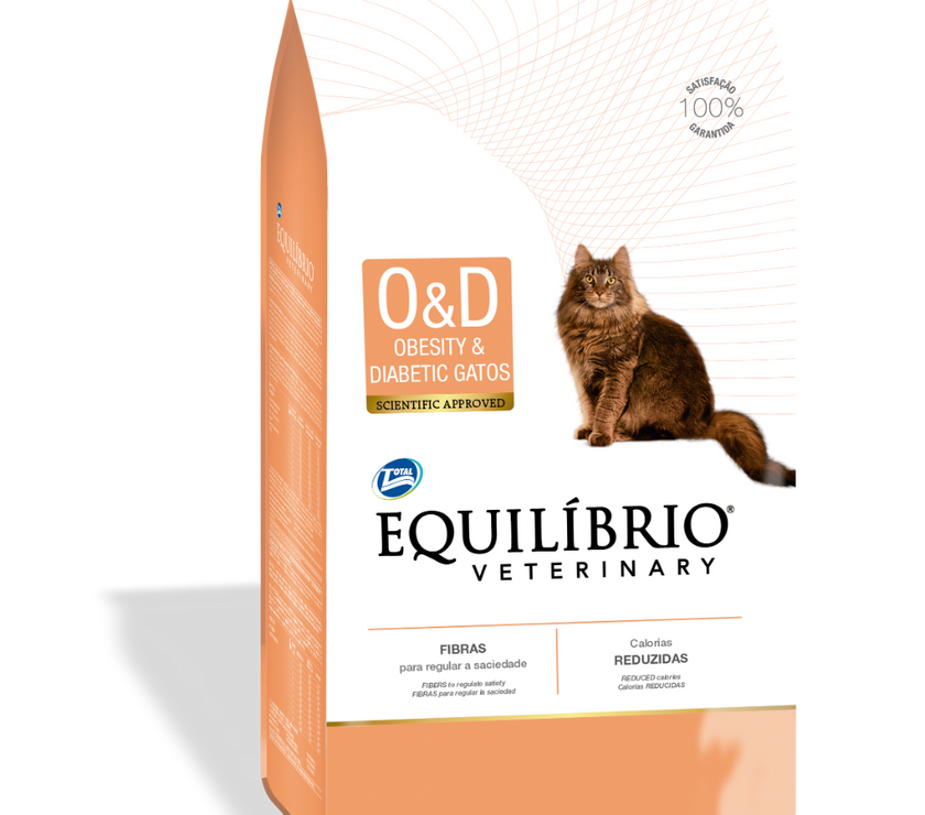 Comida para gato Equilibrio Veterinary Obesidad y Diabétes