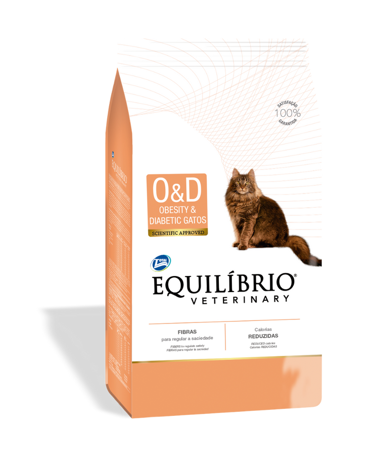 Comida para gato Equilibrio Veterinary Obesidad y Diabétes