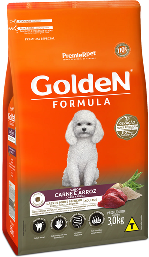 Alimento Para Perro Cachorro Carne Mini Bits 3KG - GoldeN
