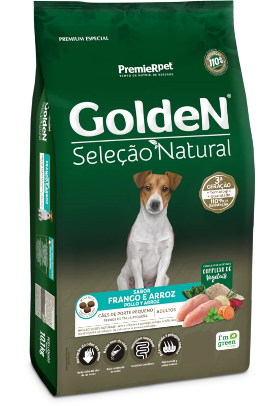 GoldeN Seleccion Natural Adulto Raza Pequeña 3 Kg