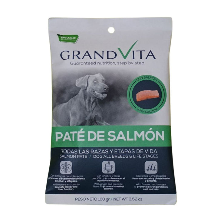 Grand Vita Perro Pate De Salmon – 100 gr