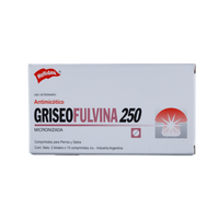 Fungistático Griseofulvina para Perros y Gato 250 mg