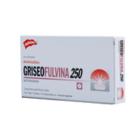 Fungistático Griseofulvina para Perros y Gato 250 mg