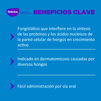 Fungistático Griseofulvina para Perros y Gato 250 mg