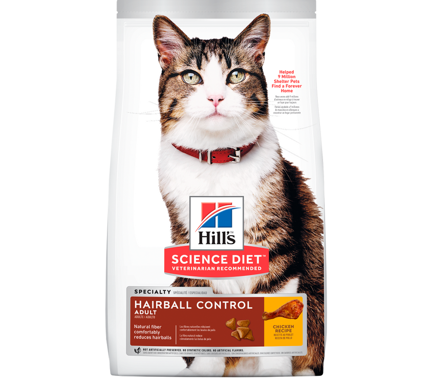 Comida para gato Hills Hairball Adulto