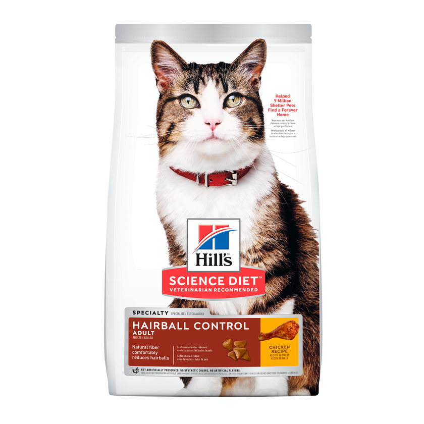 Comida para gato Hills Hairball Adulto