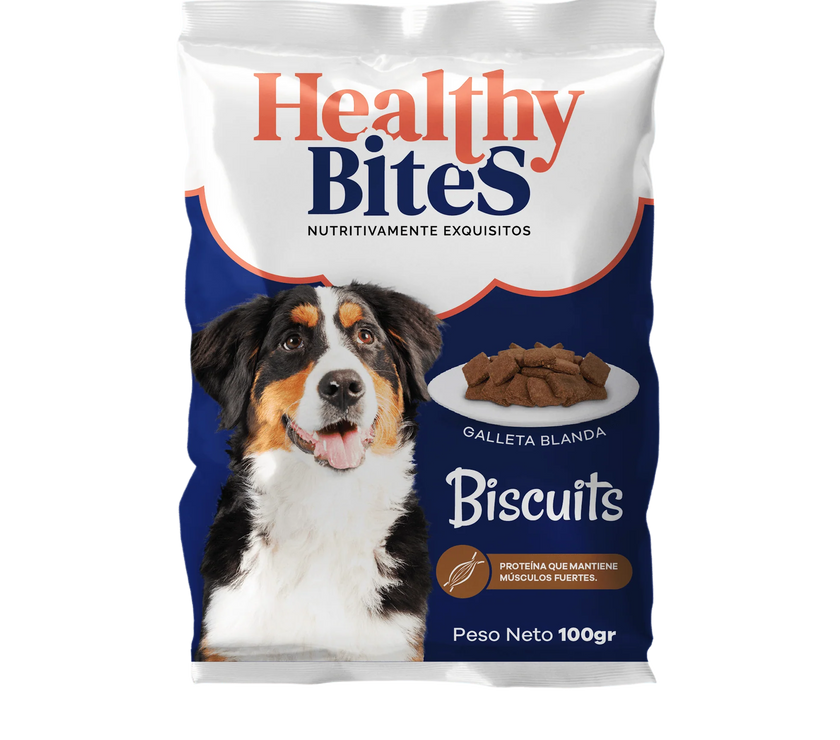 Healthy Bites Biscuits Perro 100 Gr