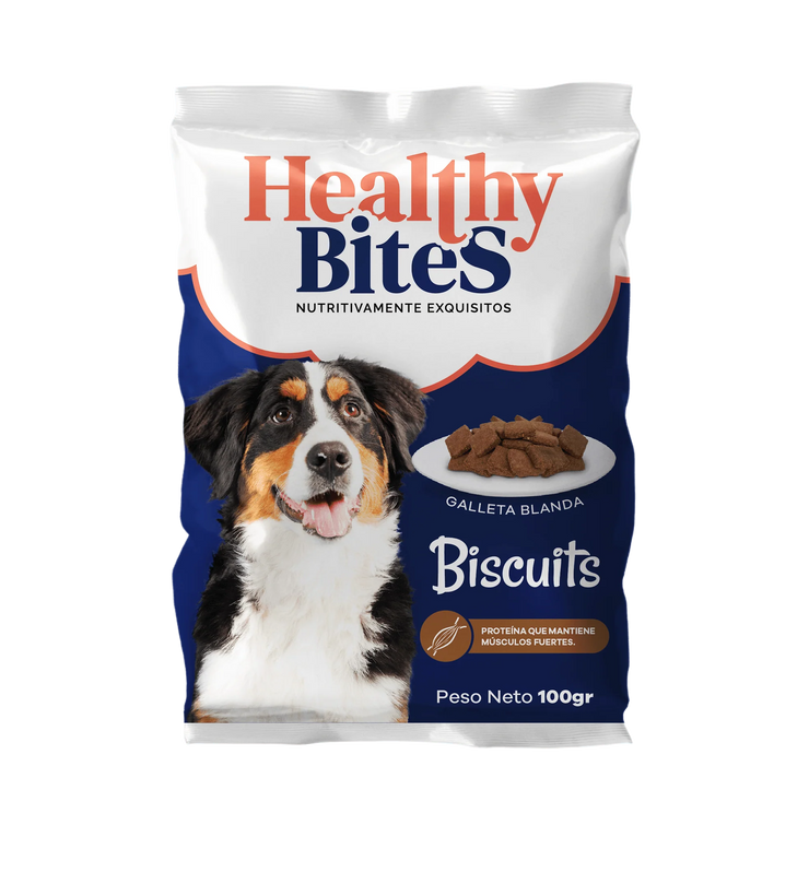 Healthy Bites Biscuits Perro 100 Gr