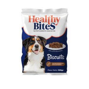 Snacks para perro Healthy Bites Biscuits por 100 gr