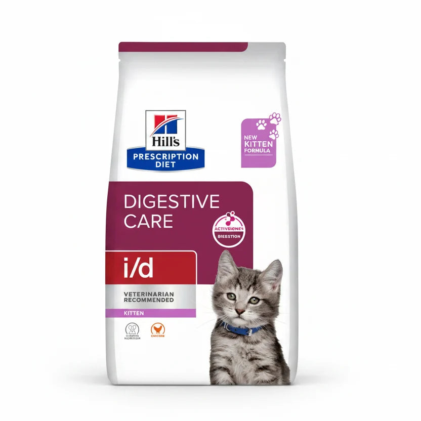 Hill's Prescription Diet i/d Kitten comida para Gatito Cuidado Digestivo 4 Lb (1,81Kg)